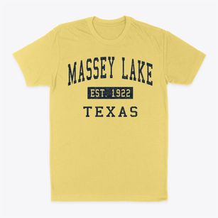 Massey Lake Texas Classic Established Classic Dad T-Shirt