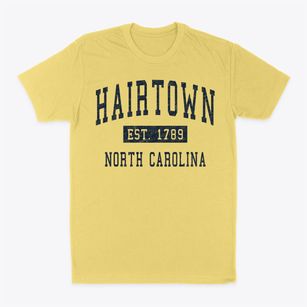 Hairtown North Carolina Classic Established Classic Dad T-Shirt