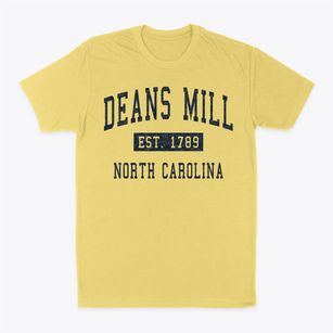 Deans Mill North Carolina Classic Established Classic Dad T-Shirt
