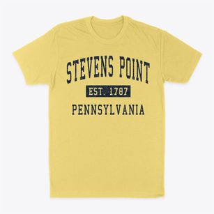Stevens Point Pennsylvania Classic Established Classic Dad T-Shirt