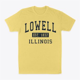 Lowell Illinois Classic Established Classic Dad T-Shirt