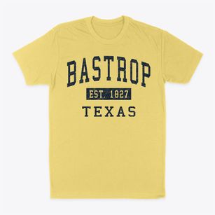 Bastrop Texas Classic Established Classic Dad T-Shirt
