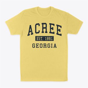 Acree Georgia Classic Established Classic Dad T-Shirt