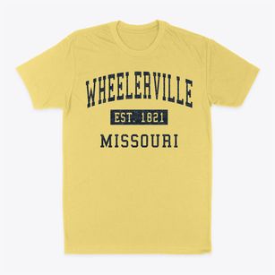 Wheelerville Missouri Classic Established Classic Dad T-Shirt