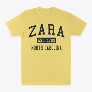 Zara North Carolina Classic Established Classic Dad T-Shirt