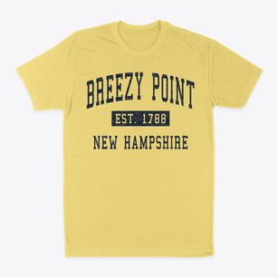 Breezy Point New Hampshire Classic Established Classic Dad T-Shirt