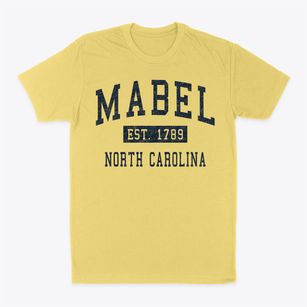 Mabel North Carolina Classic Established Classic Dad T-Shirt