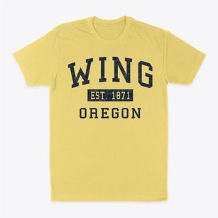 Wing Oregon Classic Established Classic Dad T-Shirt