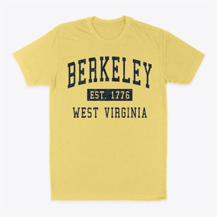Berkeley West Virginia Classic Established Classic Dad T-Shirt