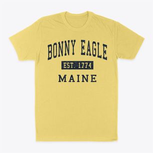 Bonny Eagle Maine Classic Established Classic Dad T-Shirt