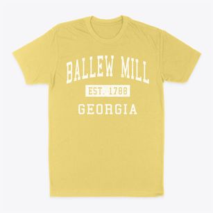 Ballew Mill Georgia Classic Established Classic Dad T-Shirt