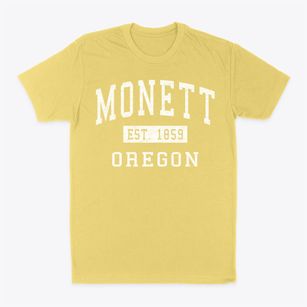 Monett Oregon Classic Established Classic Dad T-Shirt