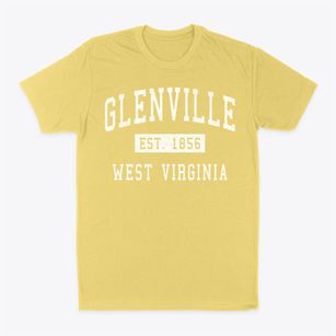 Glenville West Virginia Classic Established Classic Dad T-Shirt