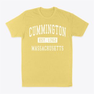 Cummington Massachusetts Classic Established Classic Dad T-Shirt