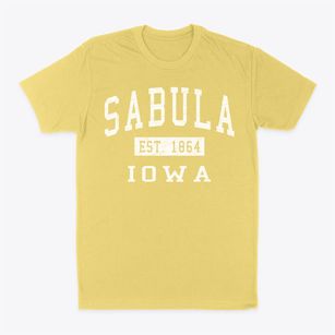 Sabula Iowa Classic Established Classic Dad T-Shirt