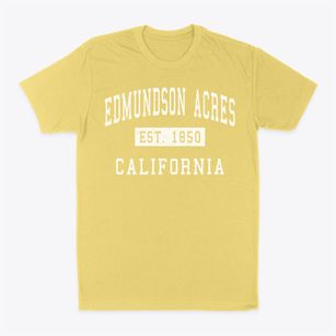 Edmundson Acres California Classic Established Classic Dad T-Shirt