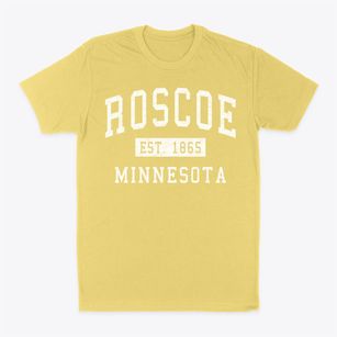 Roscoe Minnesota Classic Established Classic Dad T-Shirt
