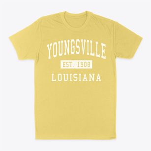 Youngsville Louisiana Classic Established Classic Dad T-Shirt