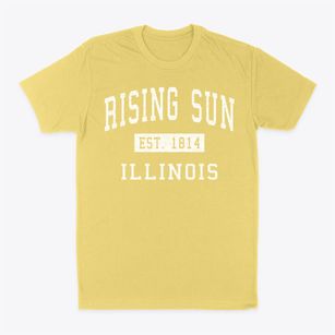Rising Sun Illinois Classic Established Classic Dad T-Shirt