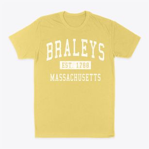 Braleys Massachusetts Classic Established Classic Dad T-Shirt