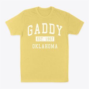 Gaddy Oklahoma Classic Established Classic Dad T-Shirt