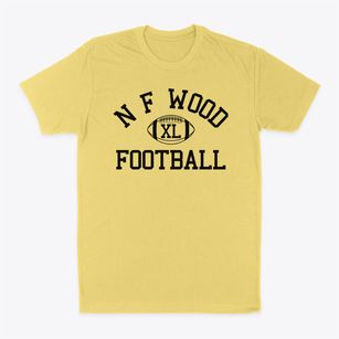 N F Wood Advanced Technology Center Classic Football Classic Dad T-Shirt