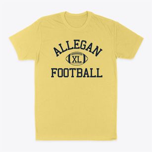 Allegan High School Classic Football Classic Dad T-Shirt