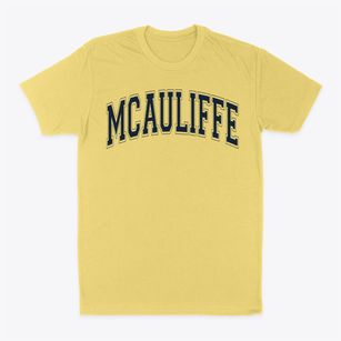 Mcauliffe Elementary School Varsity Arch Classic Dad T-Shirt