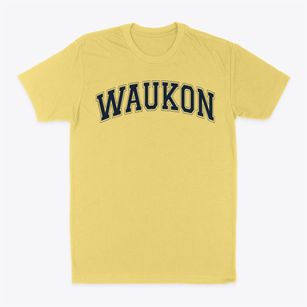 Waukon Senior High School Varsity Arch Classic Dad T-Shirt