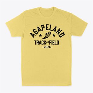 Agapeland Christian Academy Track and Field Classic Dad T-Shirt