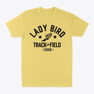 Lady Bird Johnson Middle School Track and Field Classic Dad T-Shirt