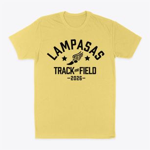 Lampasas Middle School Track and Field Classic Dad T-Shirt