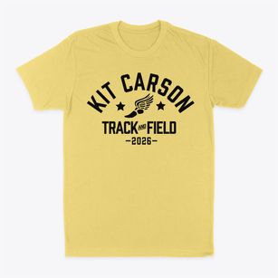 Kit Carson Middle School Track and Field Classic Dad T-Shirt