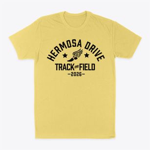 Hermosa Drive Elementary School Track and Field Classic Dad T-Shirt