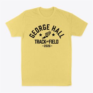 George Hall Elementary School Track and Field Classic Dad T-Shirt
