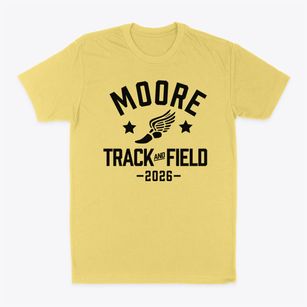 Moore Middle School Track and Field Classic Dad T-Shirt