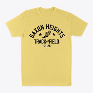 Saxon Heights Elementary School Track and Field Classic Dad T-Shirt