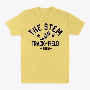 The Stem Academy Track and Field Classic Dad T-Shirt