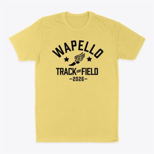 Wapello Elementary School Track and Field Classic Dad T-Shirt
