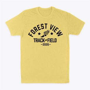 Forest View Elementary School Track and Field Classic Dad T-Shirt