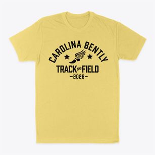 Carolina Bently Elementary School Track and Field Classic Dad T-Shirt