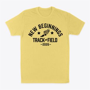 New Beginnings Christian School Track and Field Classic Dad T-Shirt