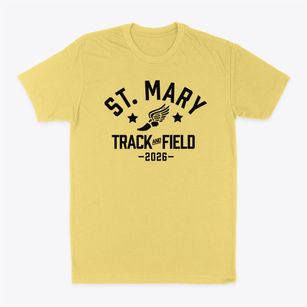 Saint Mary Catholic School Track and Field Classic Dad T-Shirt