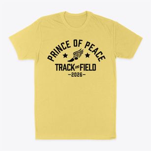 Prince Of Peace Catholic School Track and Field Classic Dad T-Shirt