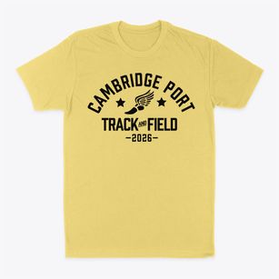 Cambridge Port School Track and Field Classic Dad T-Shirt