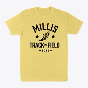 Millis High School Track and Field Classic Dad T-Shirt