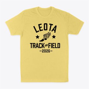 Leota Christian School Track and Field Classic Dad T-Shirt