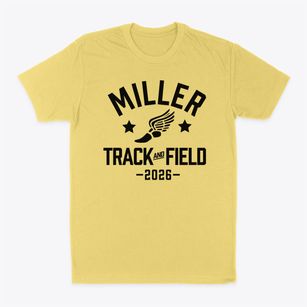 Miller High School Track and Field Classic Dad T-Shirt