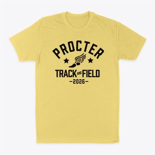 Procter Elementary School Track and Field Classic Dad T-Shirt