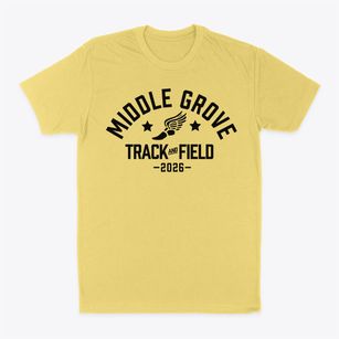 Middle Grove C 1 School Track and Field Classic Dad T-Shirt